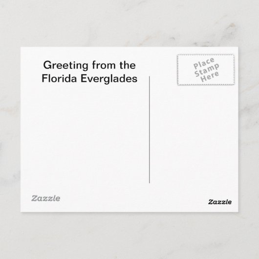 Zie je later alligator briefkaart (Achterkant)