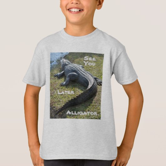 Zie je later Alligator Everglades Florida T-shirt (Voorkant)