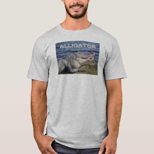 Zie je later alligator Fun Photographic T-shirt (Voorkant)