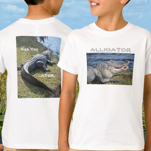 Zie je later Alligator Fun Wildlife T-shirt