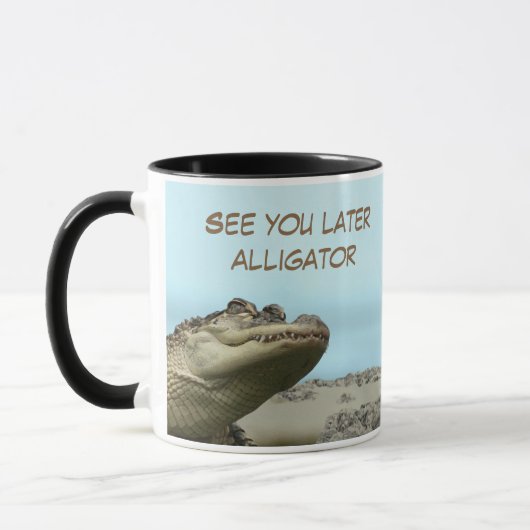 Zie je later alligator mok (Links)