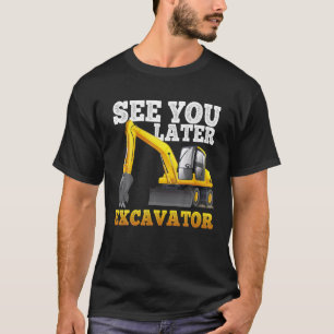 Zie je later de graafmachine van Toddler Boys Gir T-shirt