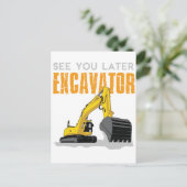 Zie je later graaf Toddler Boy Kinder Briefkaart (Staand voorkant)