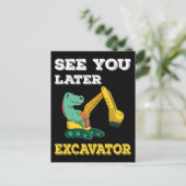 Zie je later graafmachine I - Toddler Boys Kinder Briefkaart (Staand voorkant)