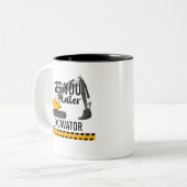 zie je later graafmachine tweekleurige koffiemok (Voorkant links)