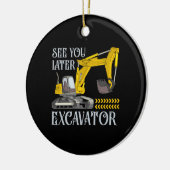 Zie je latere excavator keramisch ornament (Links)