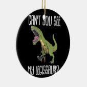 Zie je niet dat mijn legissaur goed gebroken been  keramisch ornament (Rechts)