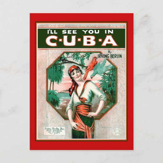 Zie je op Cuba Briefkaart (Voorkant)