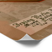 Zie je op Cuba, retro-sheet muziekcover Poster (Hoek)