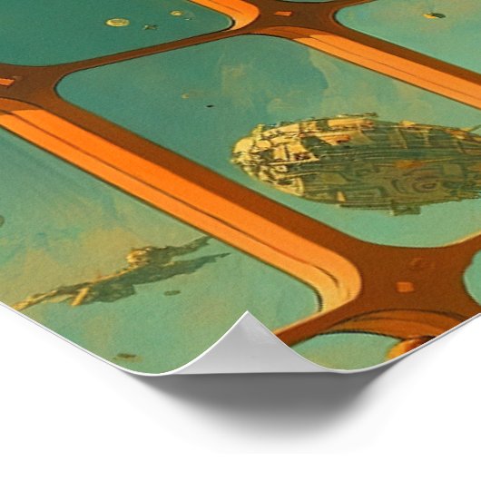 Zie je op de ruimtebalk #1 poster (Hoek)