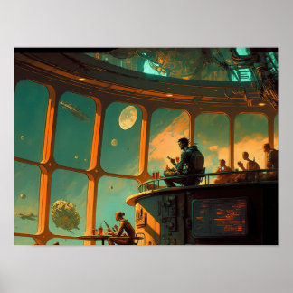 Zie je op de ruimtebalk #1 poster