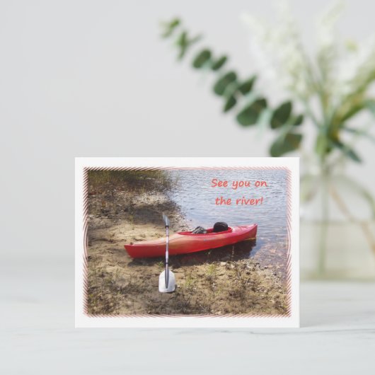 Zie je op het Briefkaart van de rivier (Staand voorkant)