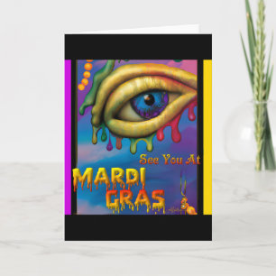 Zie je op Mardi Gras Eye Kaart