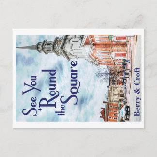 Zie je 'Rond het vierkant Briefkaart' Briefkaart