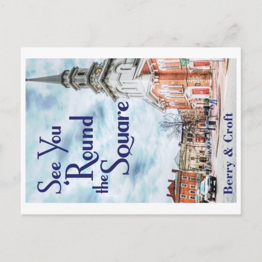 Zie je 'Rond het vierkant Briefkaart' Briefkaart (Voorkant)