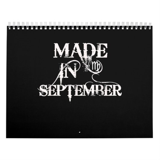 Zie je september | Birthday Gift | Virgo Zodiac Kalender (Hoes)