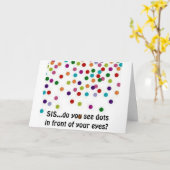 ZIE JE STIPPEN VOOR JE OGEN - VERJAARDAG KAART (Gele Bloem)