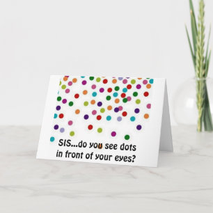 ZIE JE STIPPEN VOOR JE OGEN - VERJAARDAG KAART