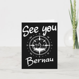Zie je wandelen Bernau Duitsland Vakantie Ski Comp Kaart