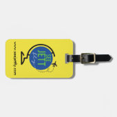 Zie Jett Fly - Label bagage en bagage (geel) Bagagelabel (Voorkant horizontaal)