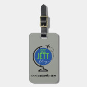 Zie Jett Fly - Luggage en Label in tas (grijs of g Bagagelabel (Voorkant verticaal)