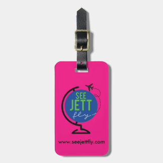 Zie Jett Fly - Luggage en Label in tas (roze) Bagagelabel