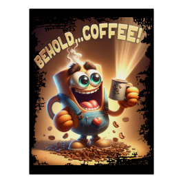 Zie...Koffie! Perfect Poster