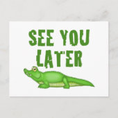 Zie Krokodille u later Briefkaart (Voorkant)