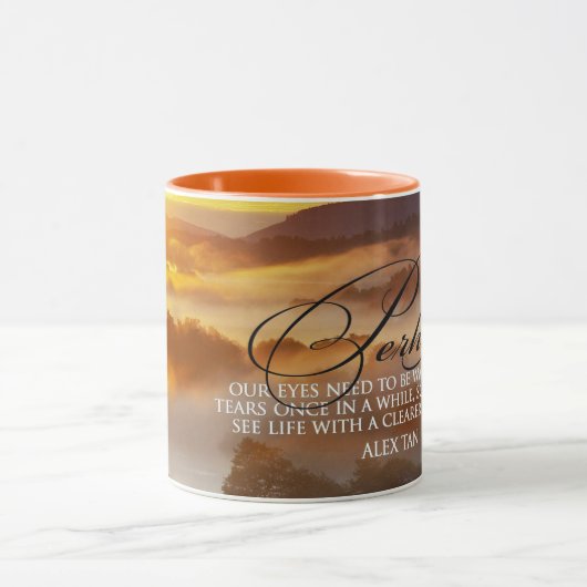 Zie Leven met duidelijker Uitzicht Mok (Midden)