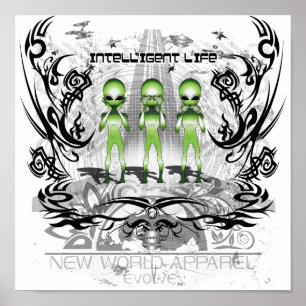 Zie, luister, spreek geen kwaad. poster