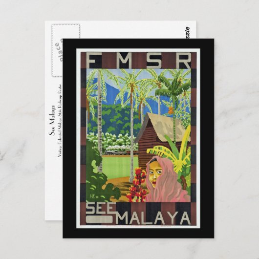 Zie Malaya Briefkaart (Voorkant / Achterkant)