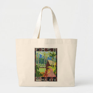 Zie Malaya Grote Tote Bag