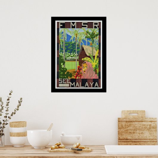 Zie Malaya Poster (Keuken)