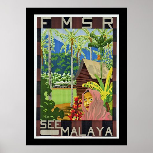 Zie Malaya Poster (Voorkant)