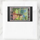 Zie Malaya Rechthoekige Sticker (Tas)