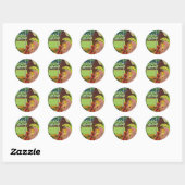 Zie Malaya Ronde Sticker (Vel)