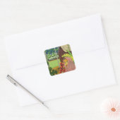 Zie Malaya Vierkante Sticker (Envelop)