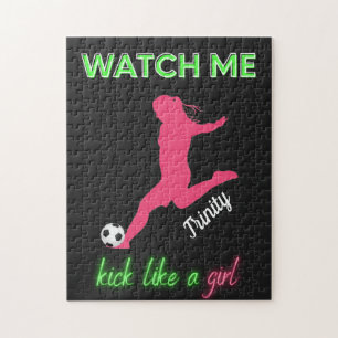 Zie me als een meisje voetbal   legpuzzel