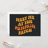 Zie Me Bij De Pompoenenplaats Kaart (Voorkant / Achterkant in situ)