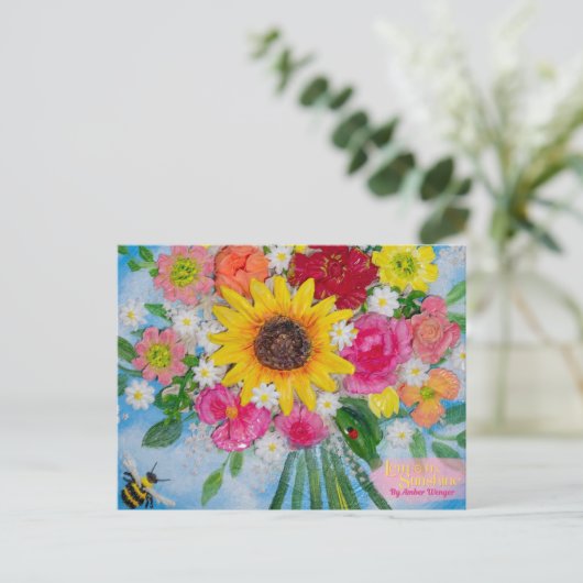 "Zie me bij het park" Briefkaart (Staand voorkant)