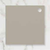 Zie me Boho Baby shower zaaien Bedankjes Labels (Achterkant)