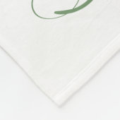 Zie me groeien - Fotodeken met waterverf Fleece Deken (Hoek)