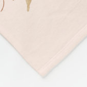 Zie me groeien - Fotodeken met waterverf Fleece Deken (Hoek)