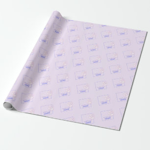 Zie me groeien, Motivatie, Inspirerend, Preppy Cadeaupapier