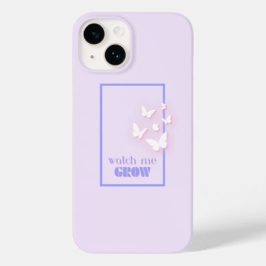 Zie me groeien, Motivatie, Inspirerend, Preppy Case-Mate iPhone Case (Achterkant)