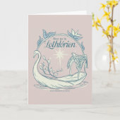 Zie me in LOTHLORIEN™ - Zwanenboot Kaart (Gele Bloem)