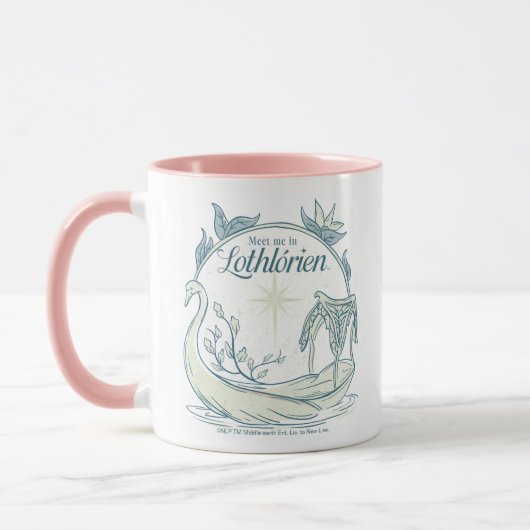 Zie me in LOTHLORIEN™ - Zwanenboot Mok (Links)