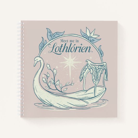 Zie me in LOTHLORIEN™ - Zwanenboot Notitieboek (Voorkant)