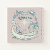 Zie me in LOTHLORIEN™ - Zwanenboot Notitieboek (Achterkant)