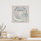 Zie me in LOTHLORIEN™ - Zwanenboot Poster (Keuken)